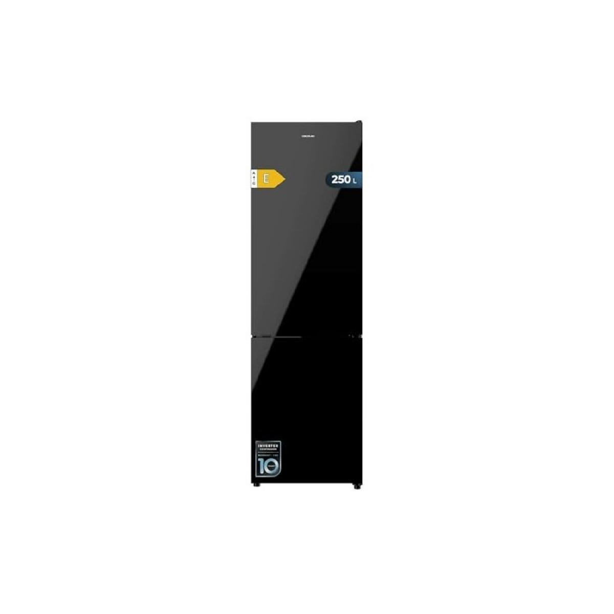 Cecotec Frigoríficos combi Bolero CoolMarket Combi 250 Black Glass E