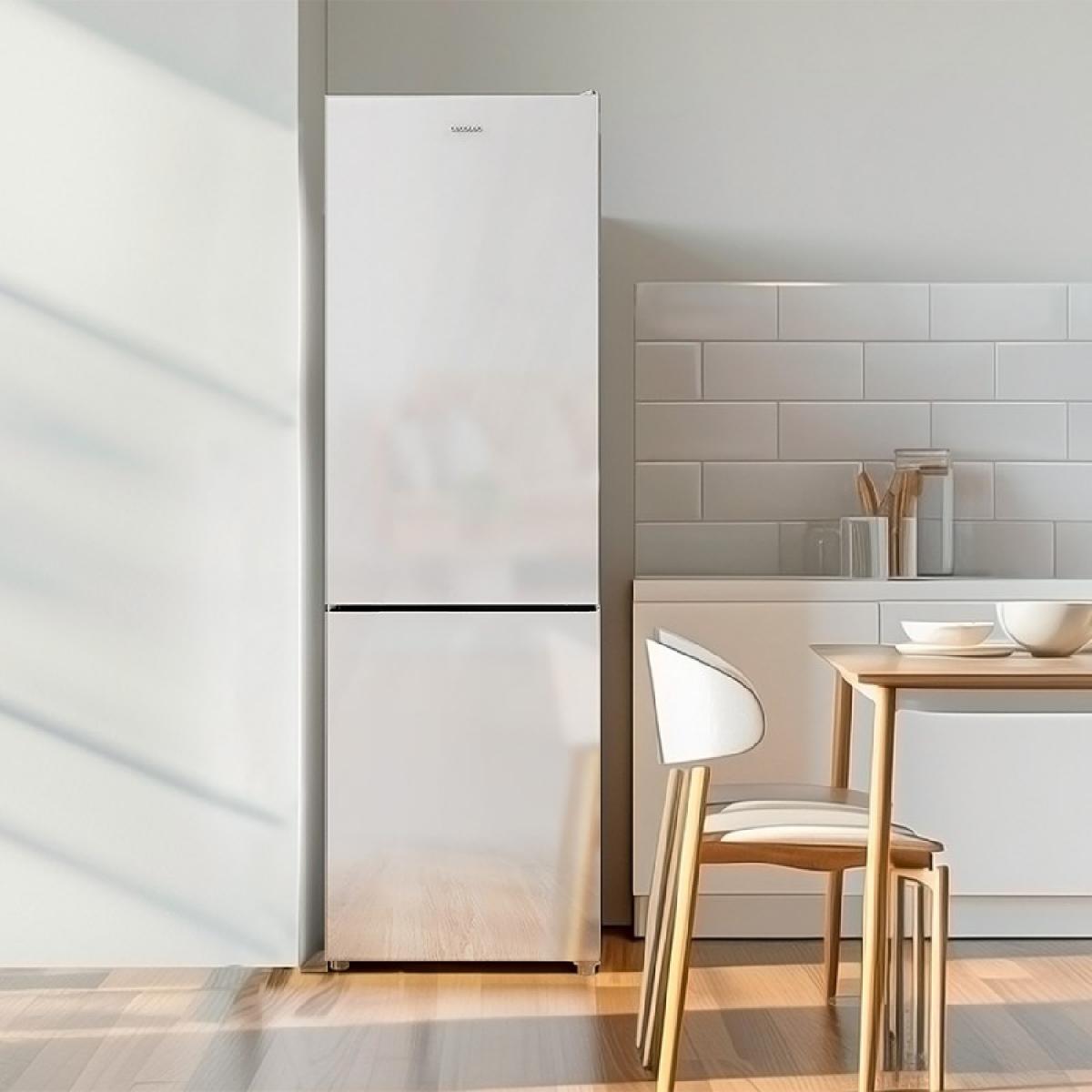 Cecotec Frigoríficos combi Bolero CoolMarket Combi 250 White Glass D