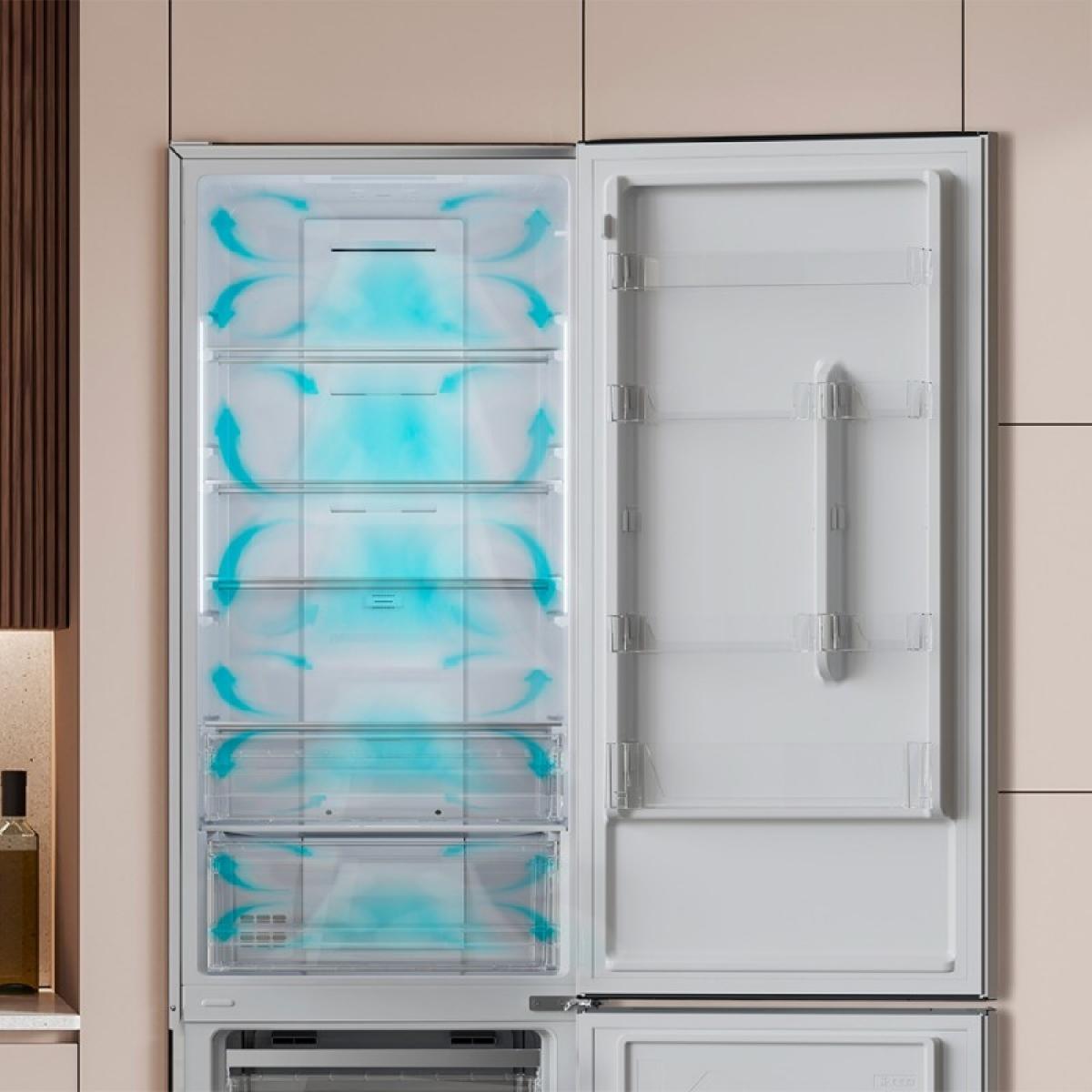 Cecotec Frigoríficos combi Bolero CoolMarket Combi 356 Inox E