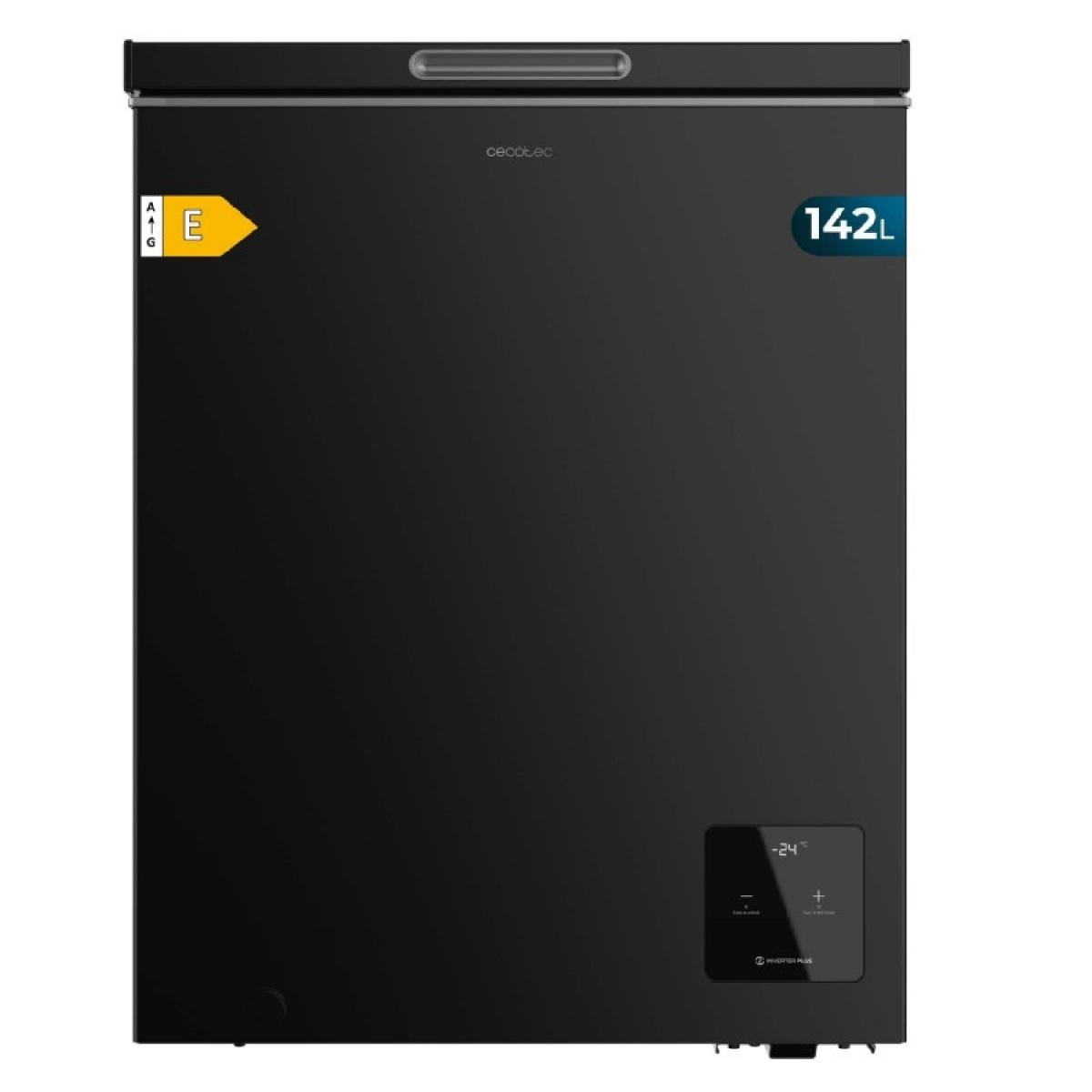 Cecotec Congeladores horizontales Bolero CoolMarket Chest 142 Black E