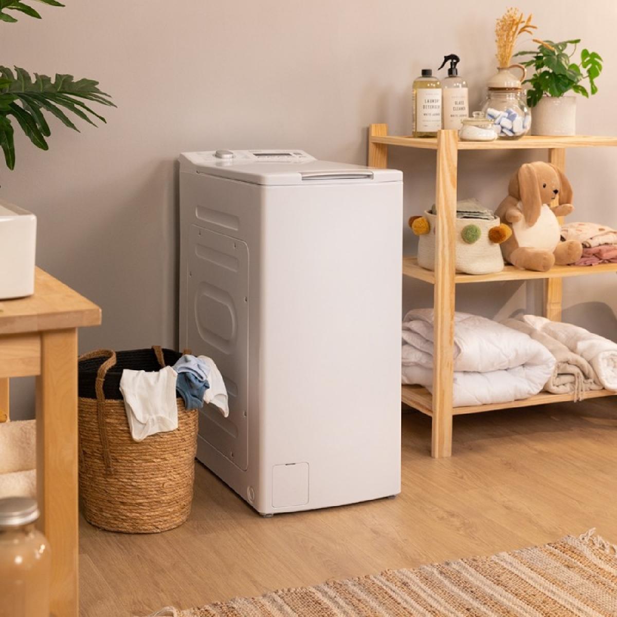 Cecotec Lavadoras de carga superior Bolero DressCode Top Max 80 Inverter A