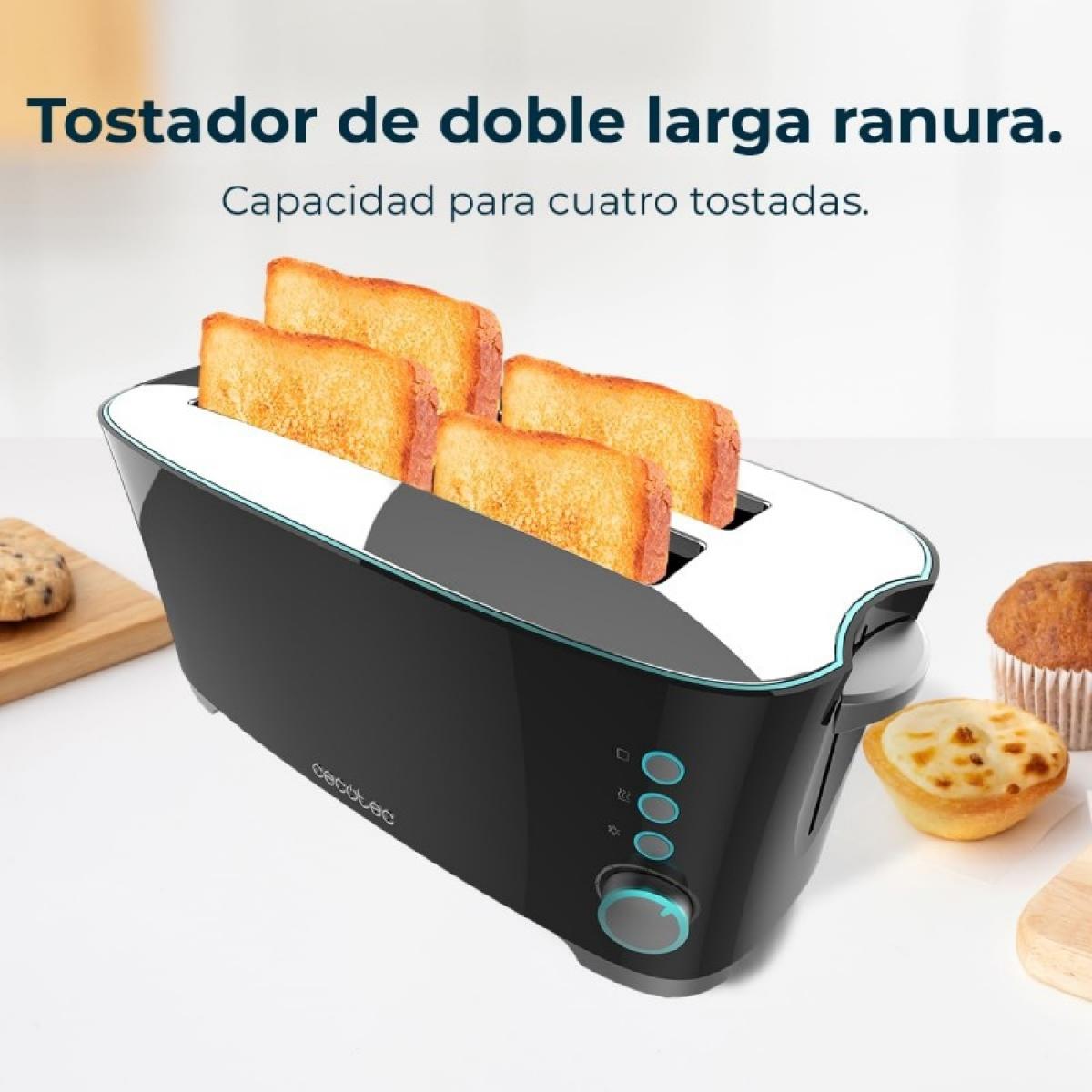 Cecotec Tostadores verticales Toast&Taste Extra Double B