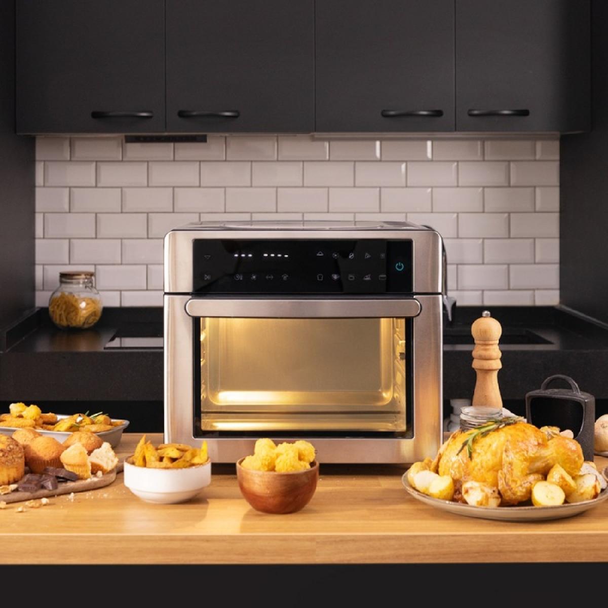 Cecotec Hornos freidoras Horno Freidora Bake&Fry 3000 Touch Steel