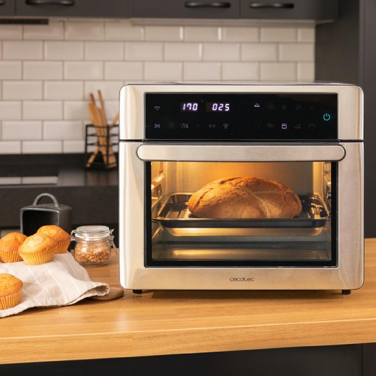 Cecotec Hornos freidoras Horno Freidora Bake&Fry 3000 Touch Steel