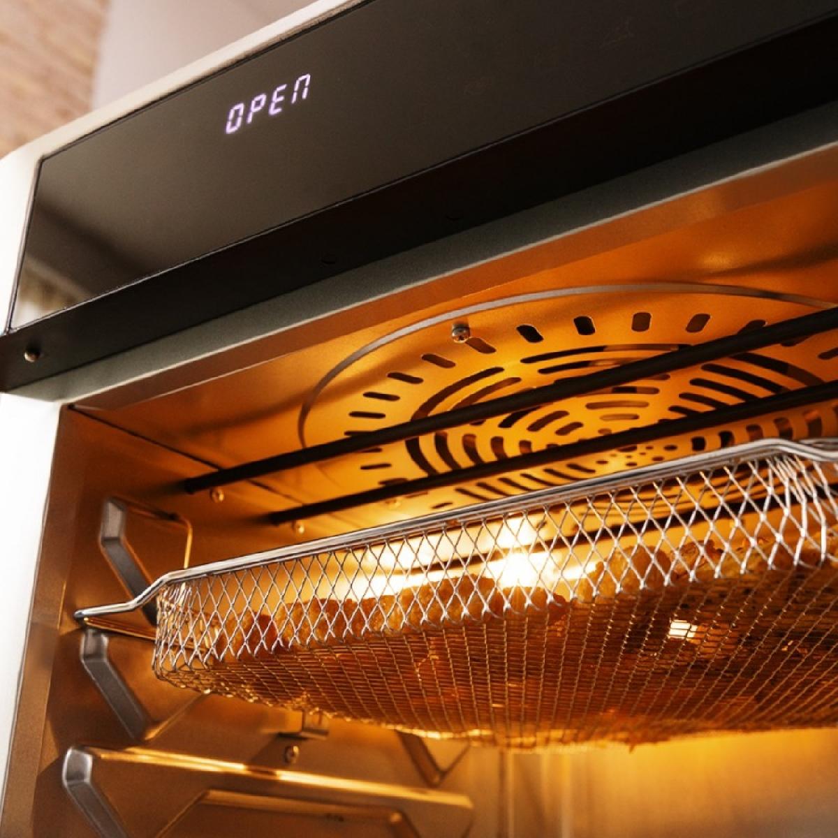 Cecotec Hornos freidoras Horno Freidora Bake&Fry 3000 Touch Steel