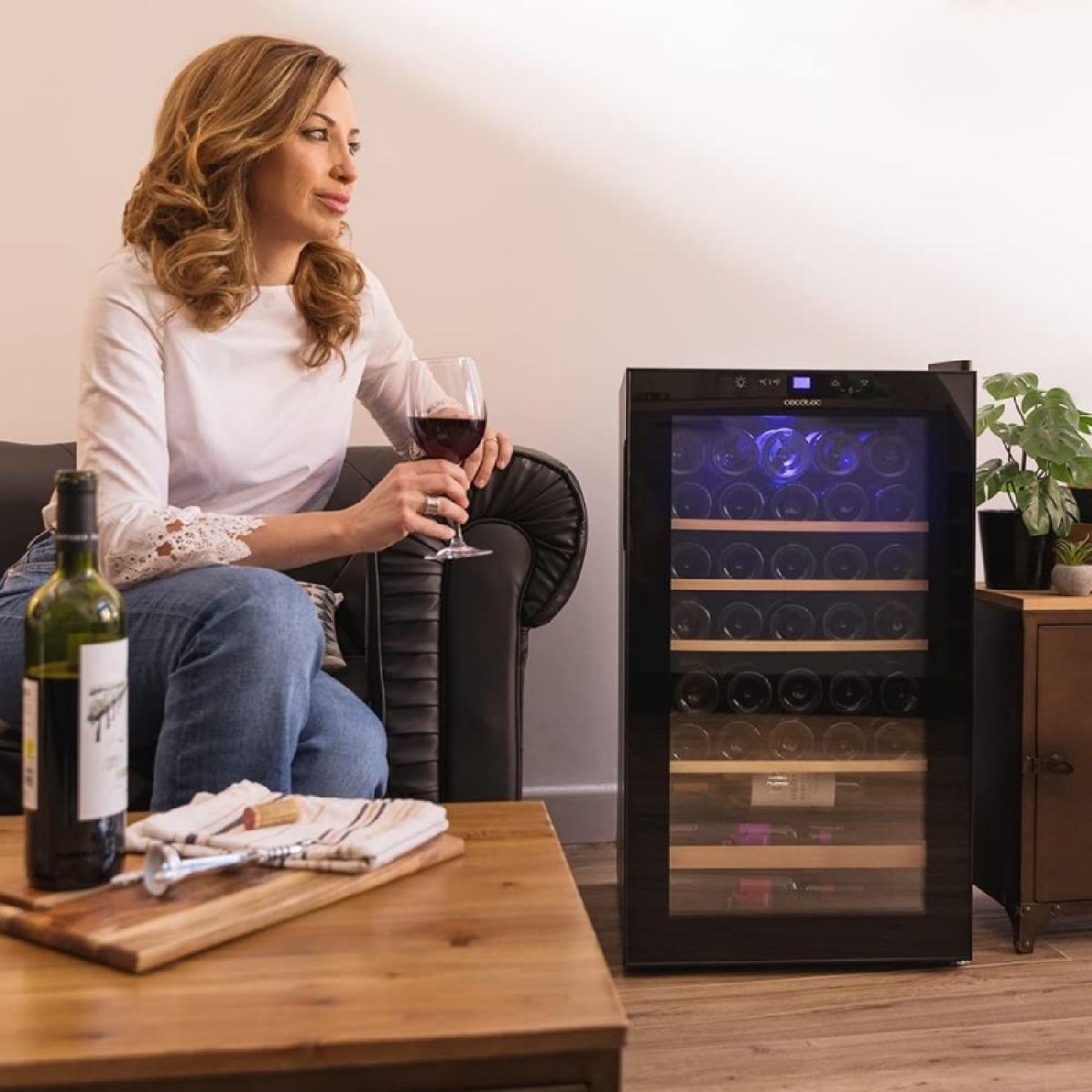 Cecotec Vinotecas Bolero GrandSommelier 36000 Black