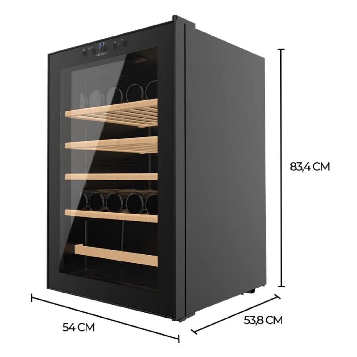 Cecotec Vinotecas Bolero GrandSommelier 48000 Black