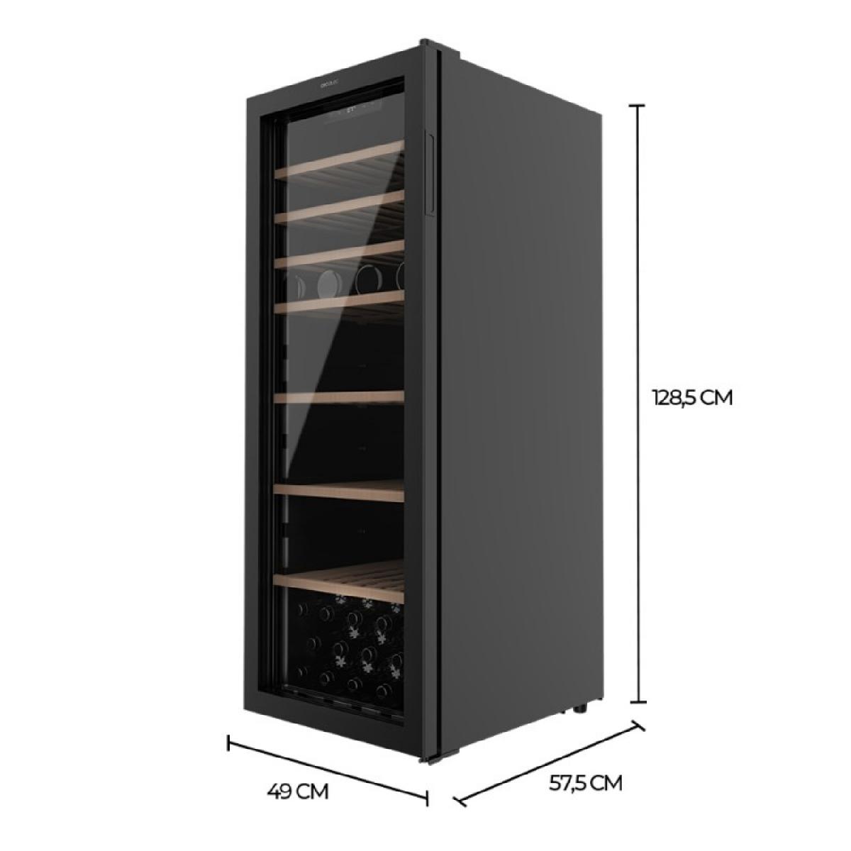 Cecotec Vinotecas Bolero GrandSommelier B98 Black