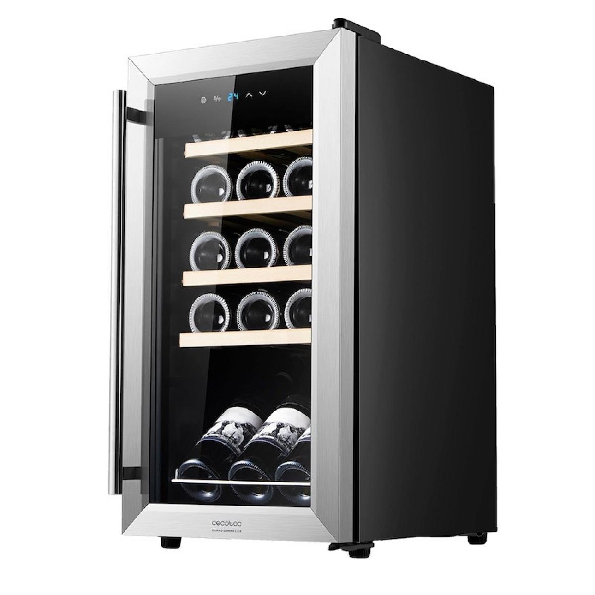 Cecotec Vinotecas GrandSommelier 15000 Inox Compressor