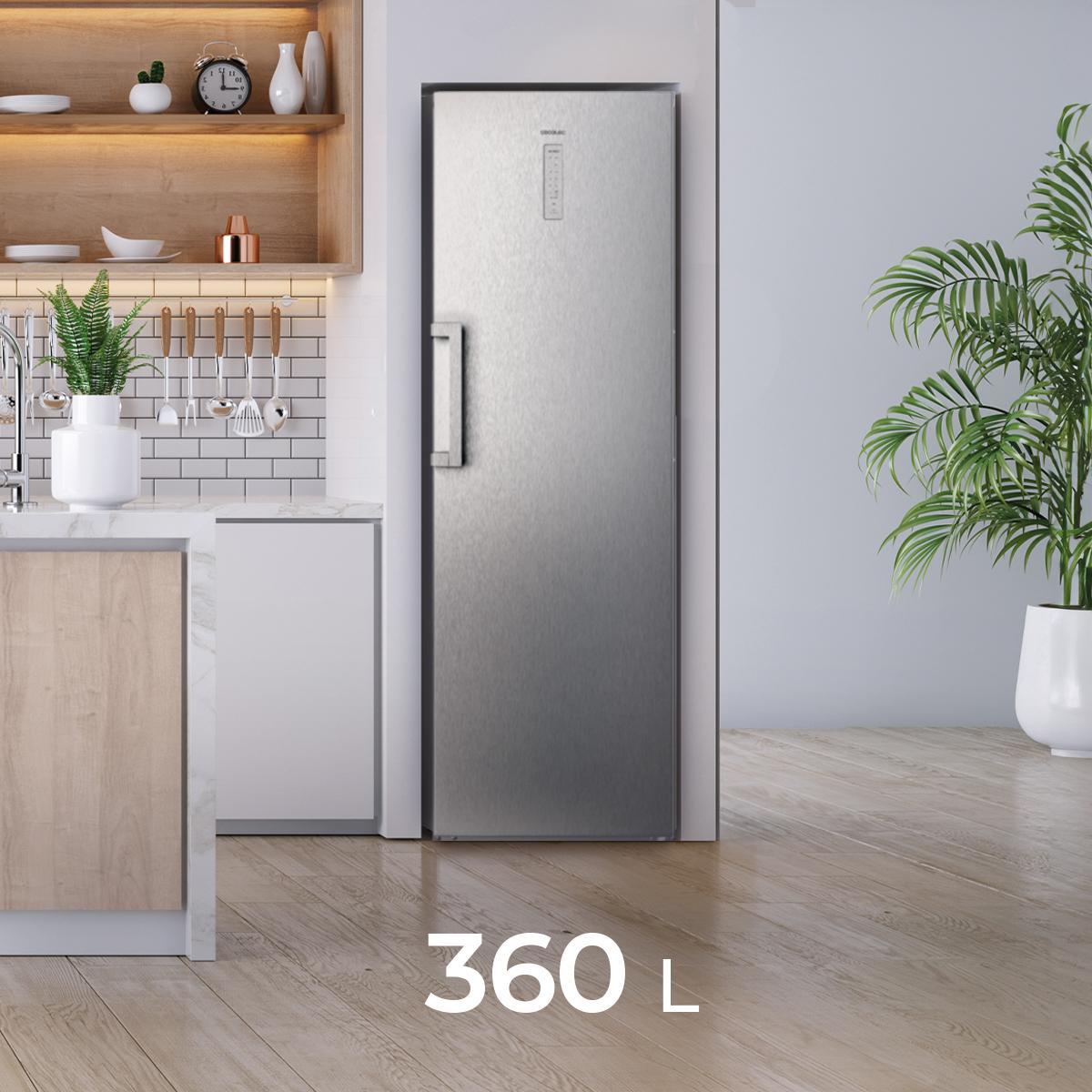 Cecotec Frigoríficos 1 puerta Bolero CoolMarket 1D 360 inox