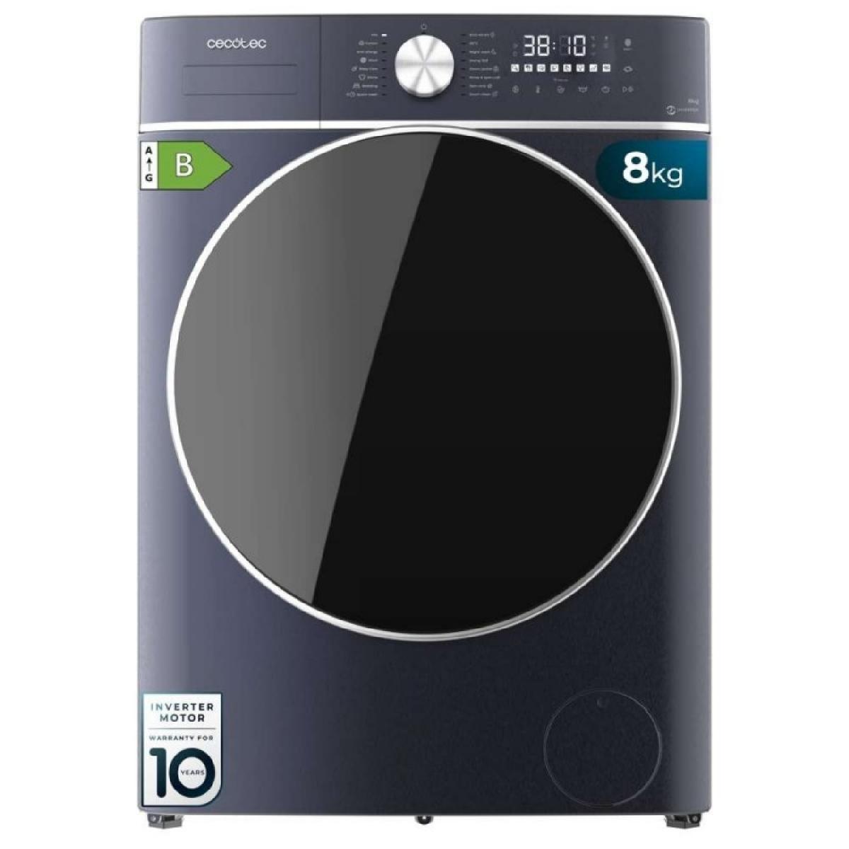 Cecotec Lavadoras secadoras Bolero Wash&Dry 8580 Inverter Ice Blue B