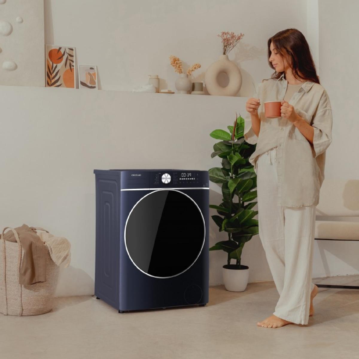 Cecotec Lavadoras secadoras Bolero Wash&Dry 10680 Inverter Ice Blue A