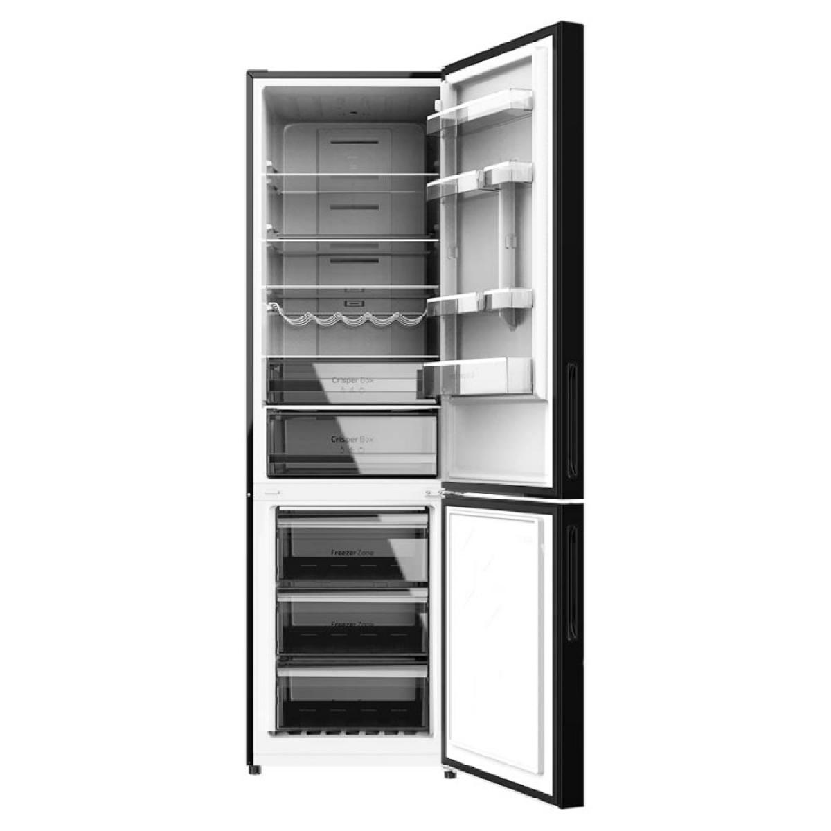 Cecotec Frigoríficos combi Bolero CoolMarket Combi 356 Black Cristal D