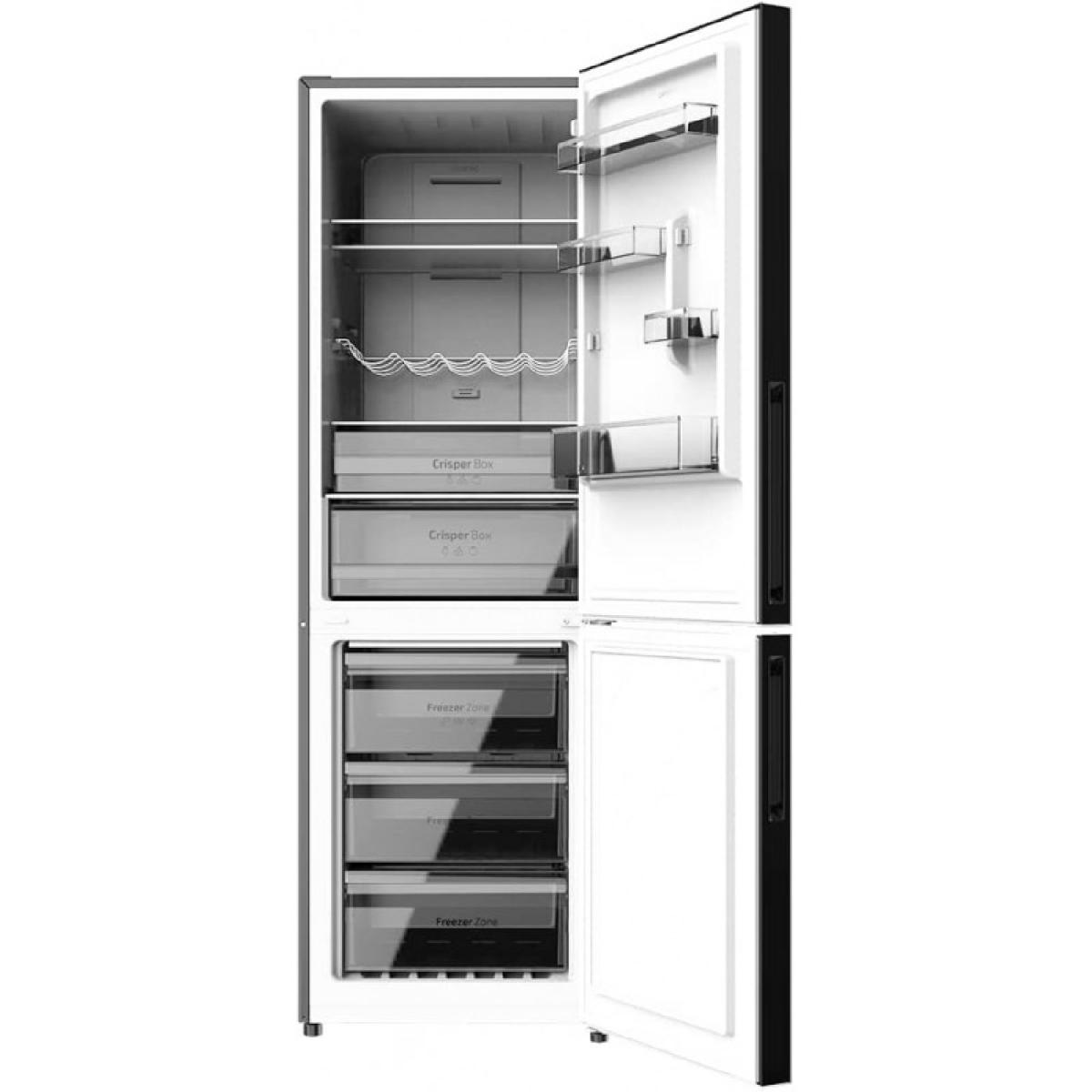Cecotec Frigoríficos combi Bolero CoolMarket Combi 322 Black Cristal E