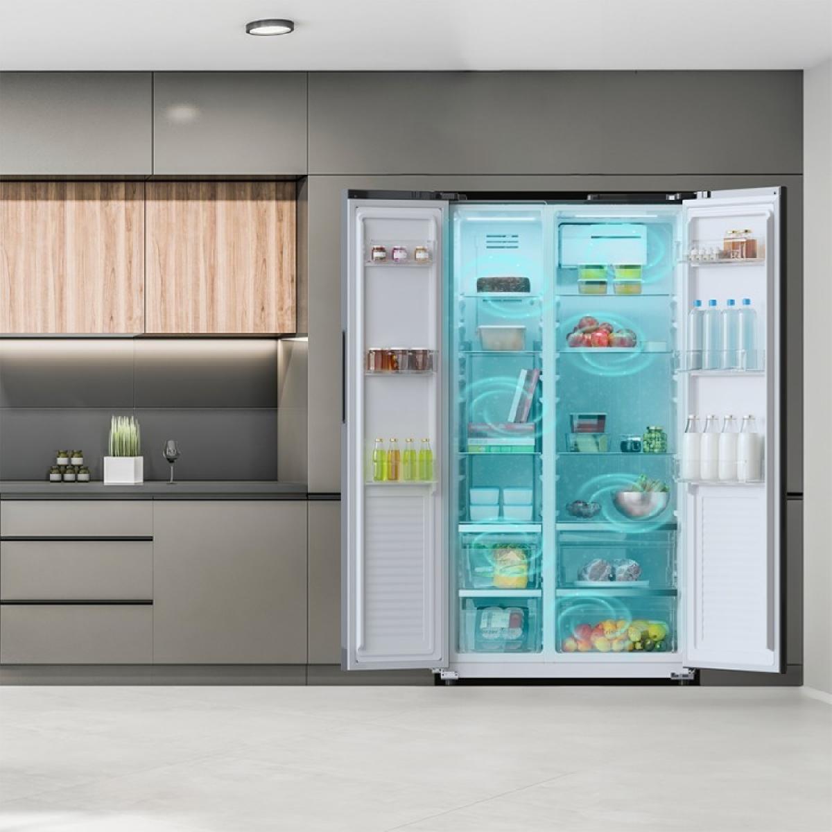 Cecotec Frigoríficos americanos Bolero CoolMarket SBS 559 Glass D