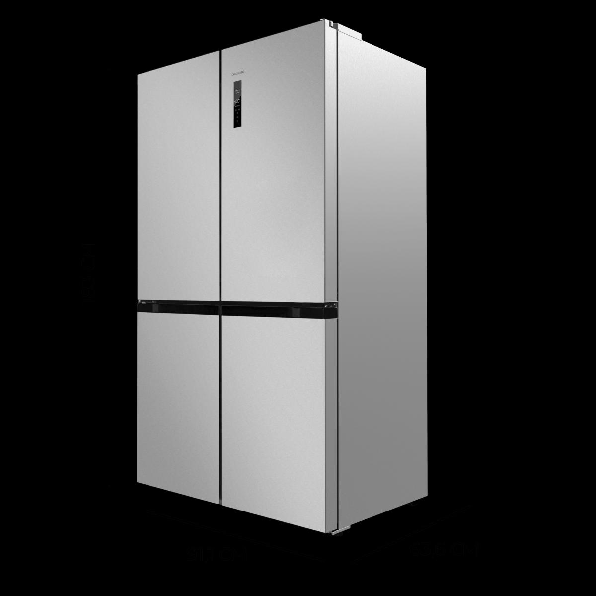 Cecotec Frigoríficos 4 puertas Bolero CoolMarket 4D 490 Inox E