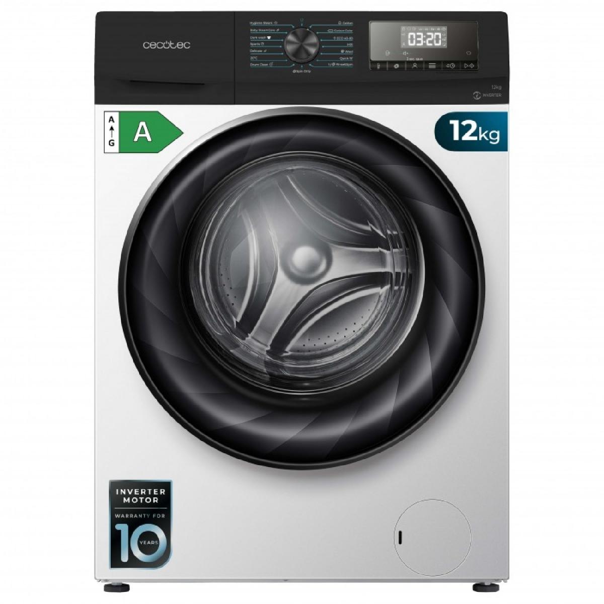 Cecotec Lavadoras de carga frontal Lavadora Bolero DressCode 12700 Inverter A