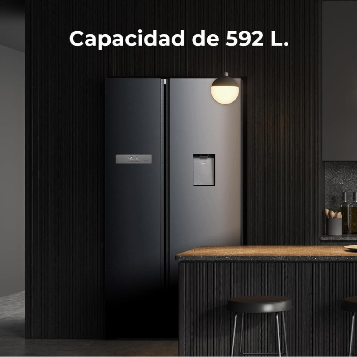 Cecotec Frigoríficos americanos Bolero CoolMarket SBS 592 WD Dark E