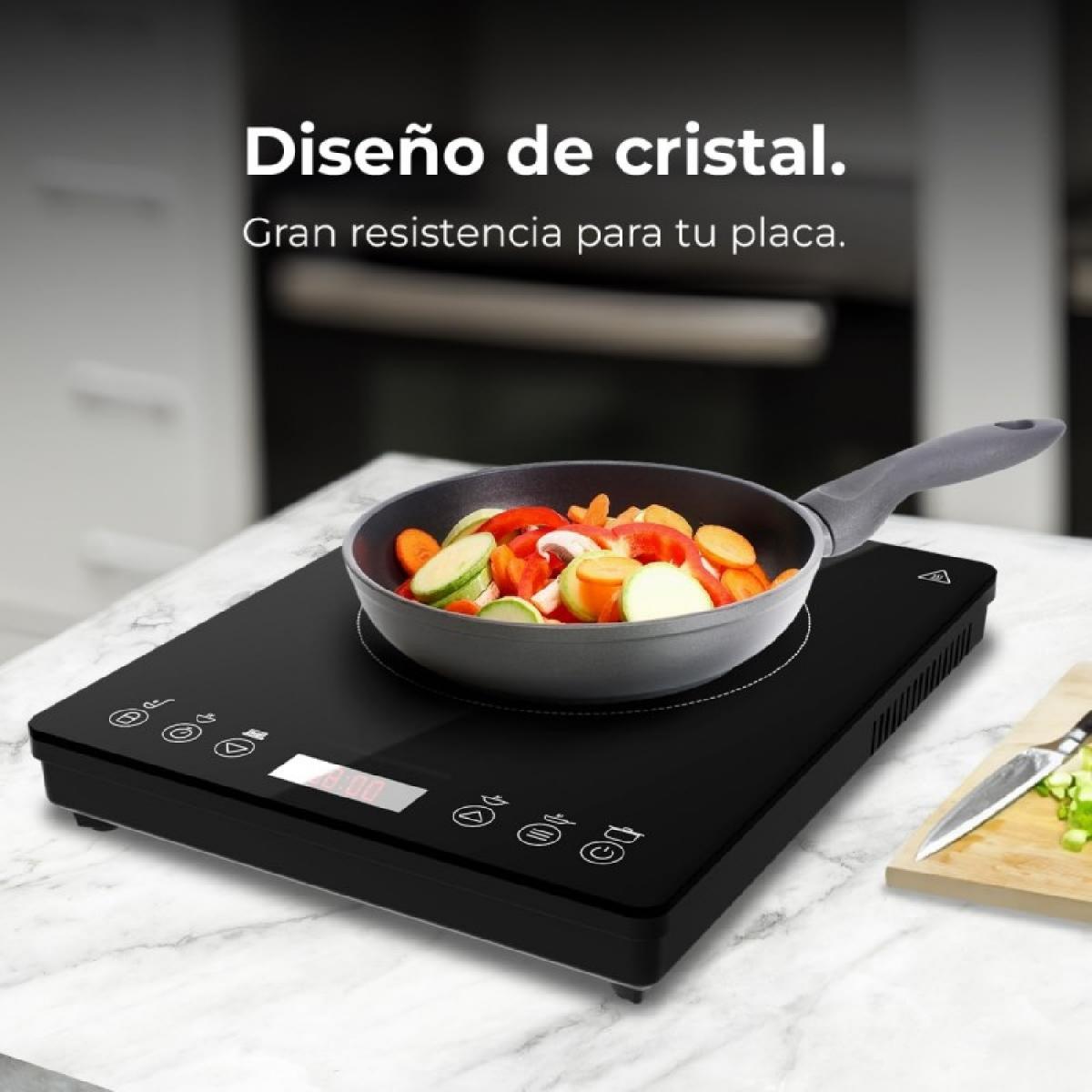 Cecotec Placa de inducción portátil Full Magma Slim