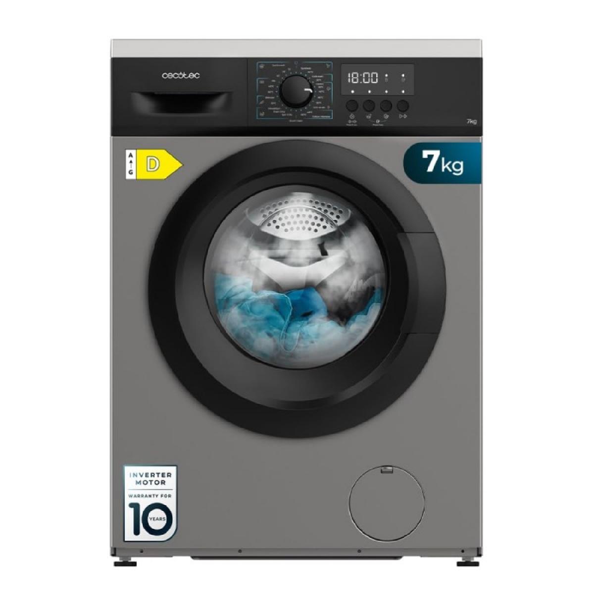 Cecotec Lavadoras de carga frontal Lavadora bolero dresscode 7000 steel d