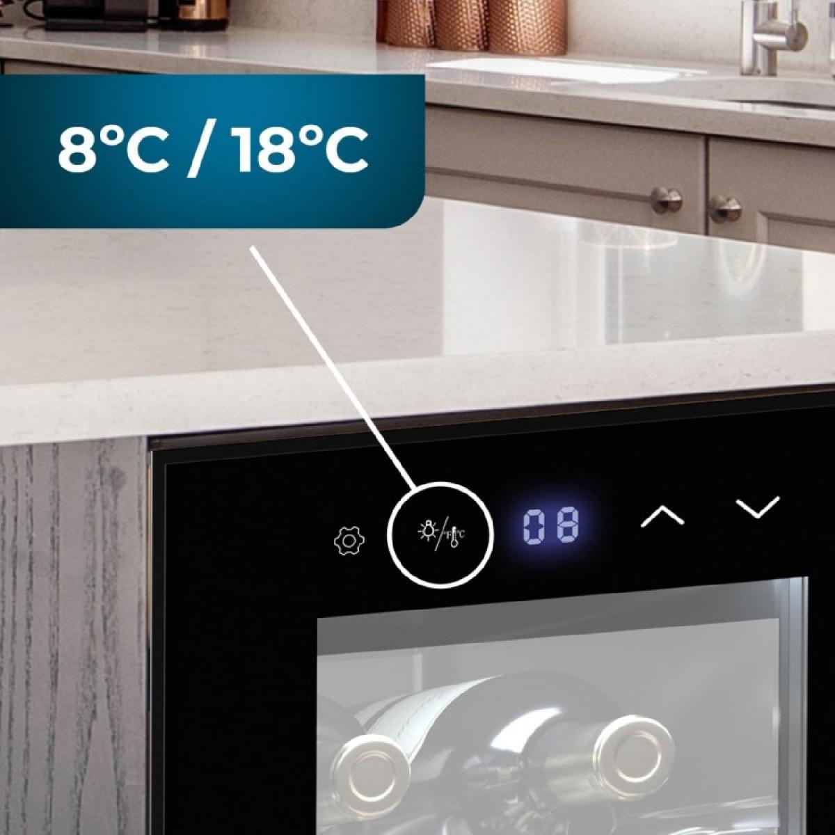 Cecotec Vinotecas Bolero GrandSommelier 830 CoolCrystal