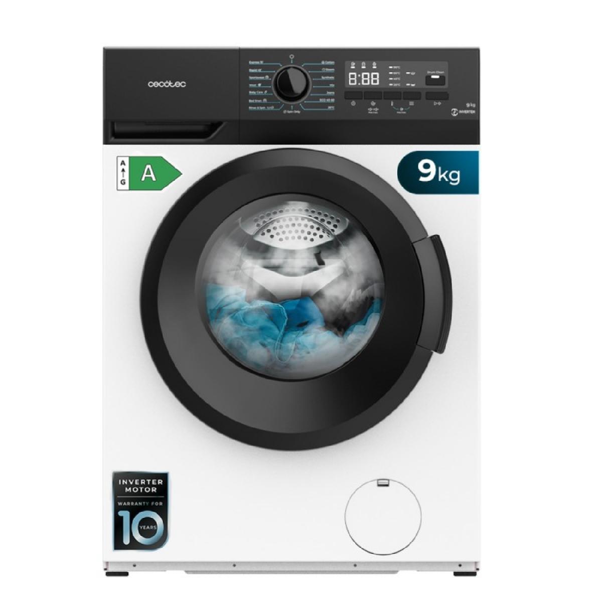 Cecotec Lavadoras de carga frontal Lavadora bolero dresscode 9300 inverter a