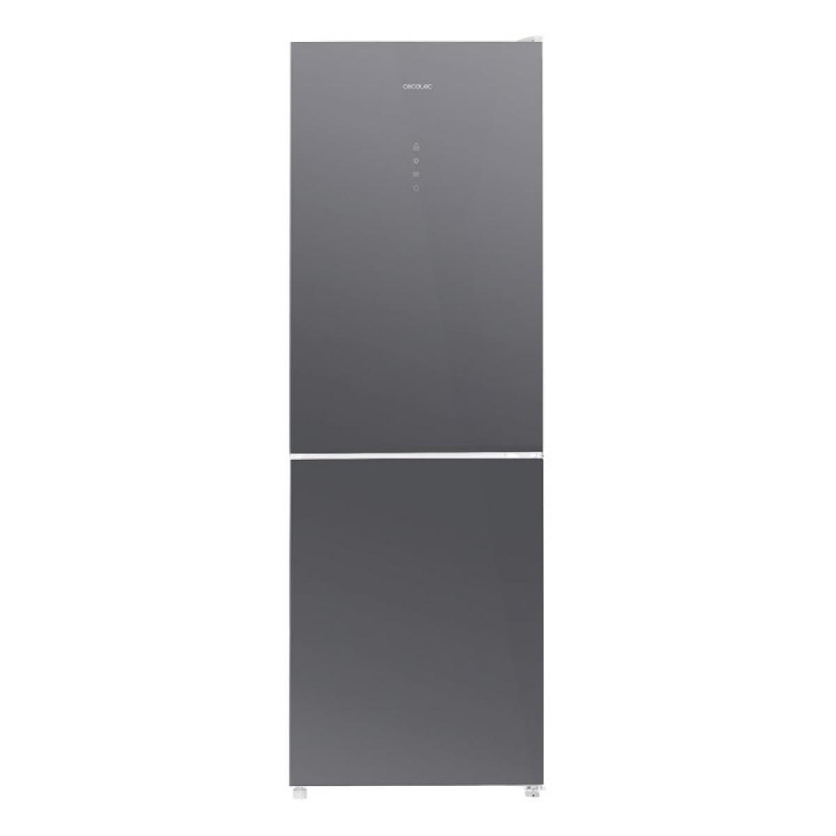 Cecotec Frigoríficos combi Bolero CoolMarket Combi 322 Glass Grey D