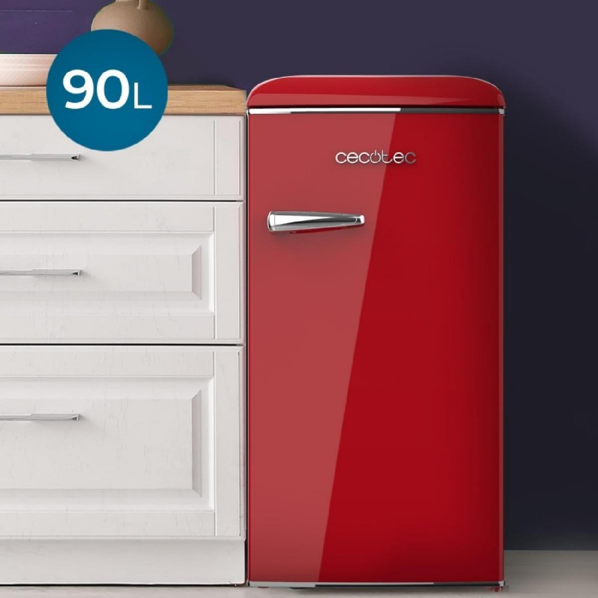 Cecotec Frigoríficos retro Bolero CoolMarket TT Origin 90 Red