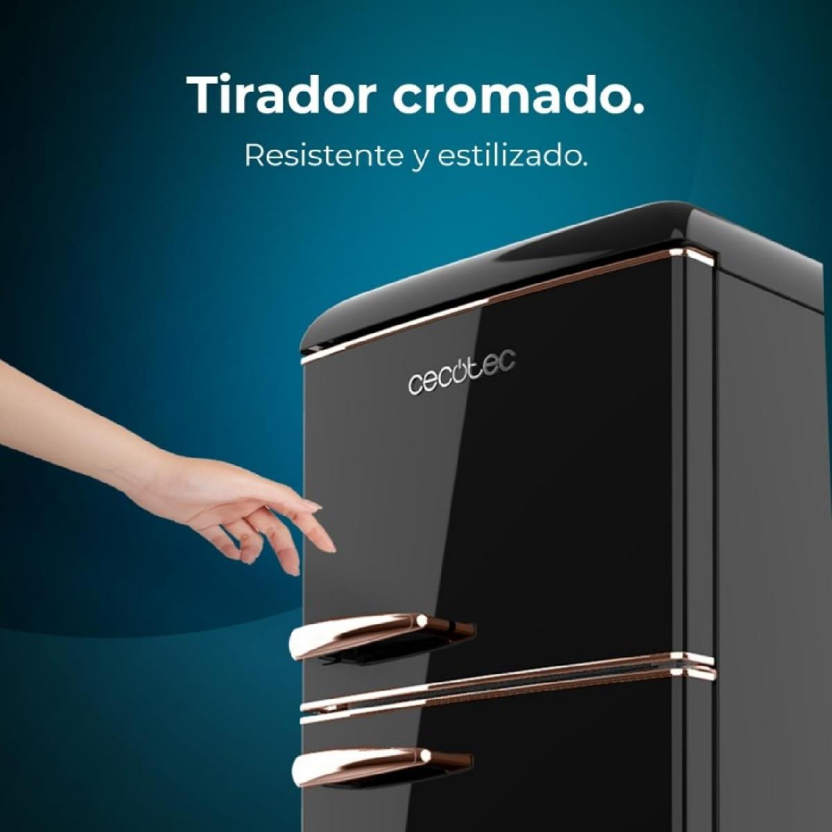 Cecotec Frigoríficos retro Bolero CoolMarket 2D Origin 215 Black E