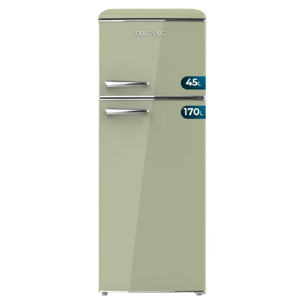 Cecotec Frigoríficos retro Bolero CoolMarket 2D Origin 215 Green E
