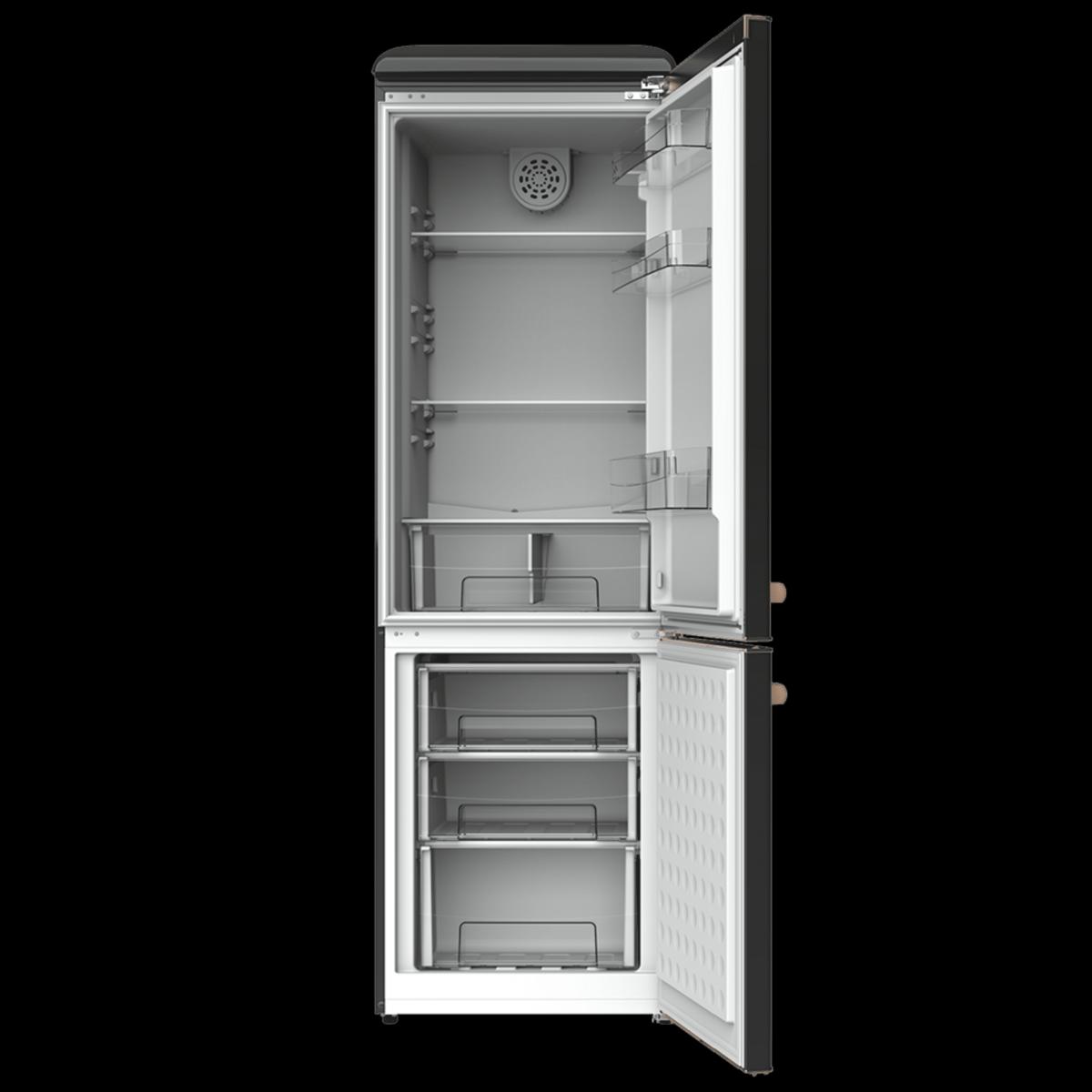 Cecotec Frigoríficos retro Bolero CoolMarket Combi Origin 300 Black E