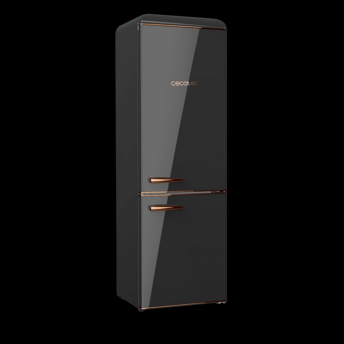 Cecotec Frigoríficos retro Bolero CoolMarket Combi Origin 300 Black E