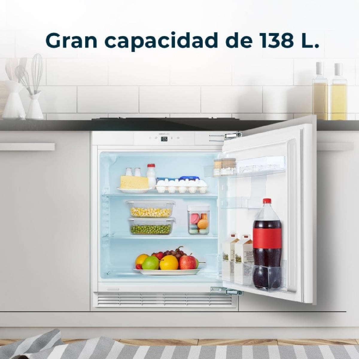 Cecotec Mini frigoríficos integrables Bolero CoolMarket TT BI 138 E