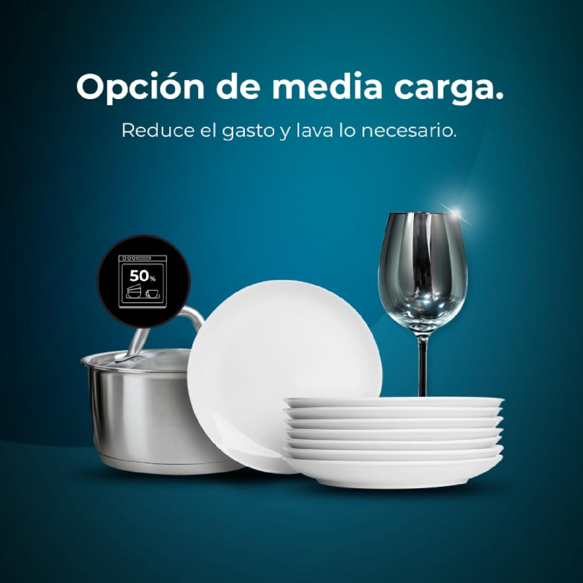 Cecotec Lavavajillas 60 CM Lavavajillas Bolero Aguazero 6200 D
