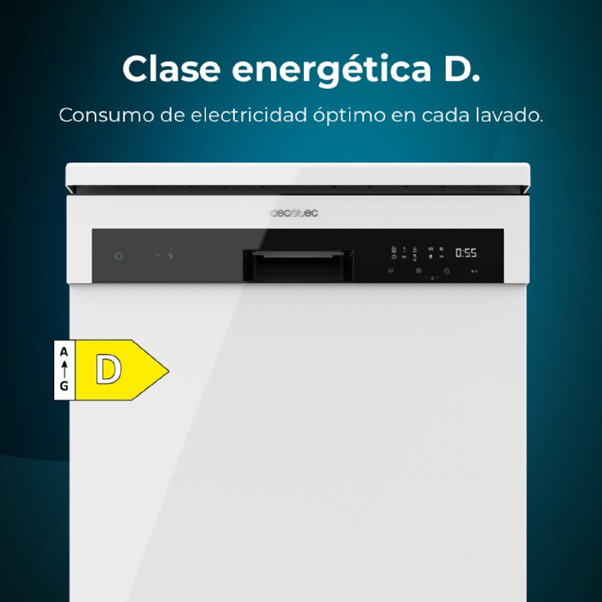 Cecotec Lavavajillas 60 CM Lavavajillas Bolero Aguazero 6200 D