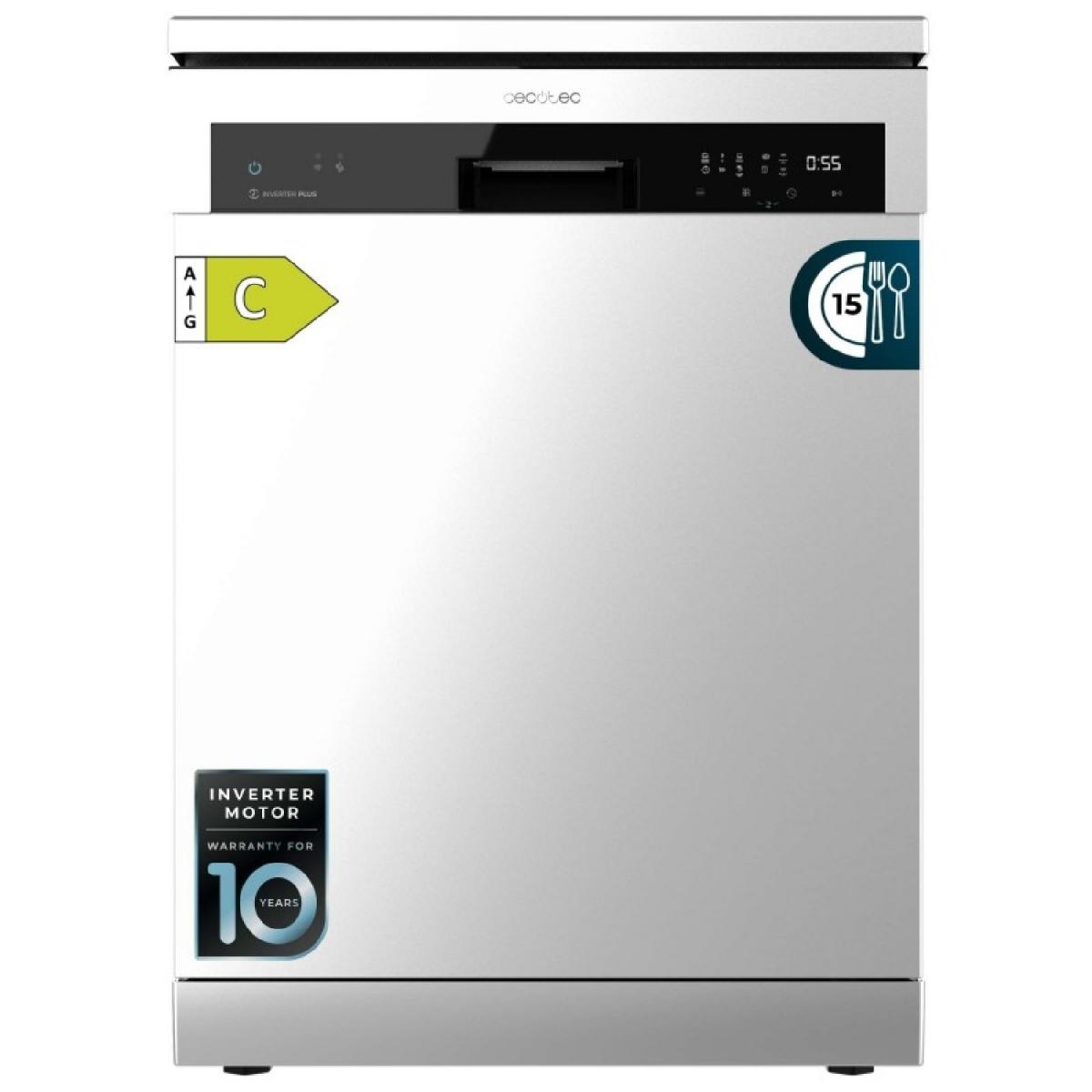 Cecotec Lavavajillas 60 CM Lavavajillas Bolero Aguazero 6500 Inox C