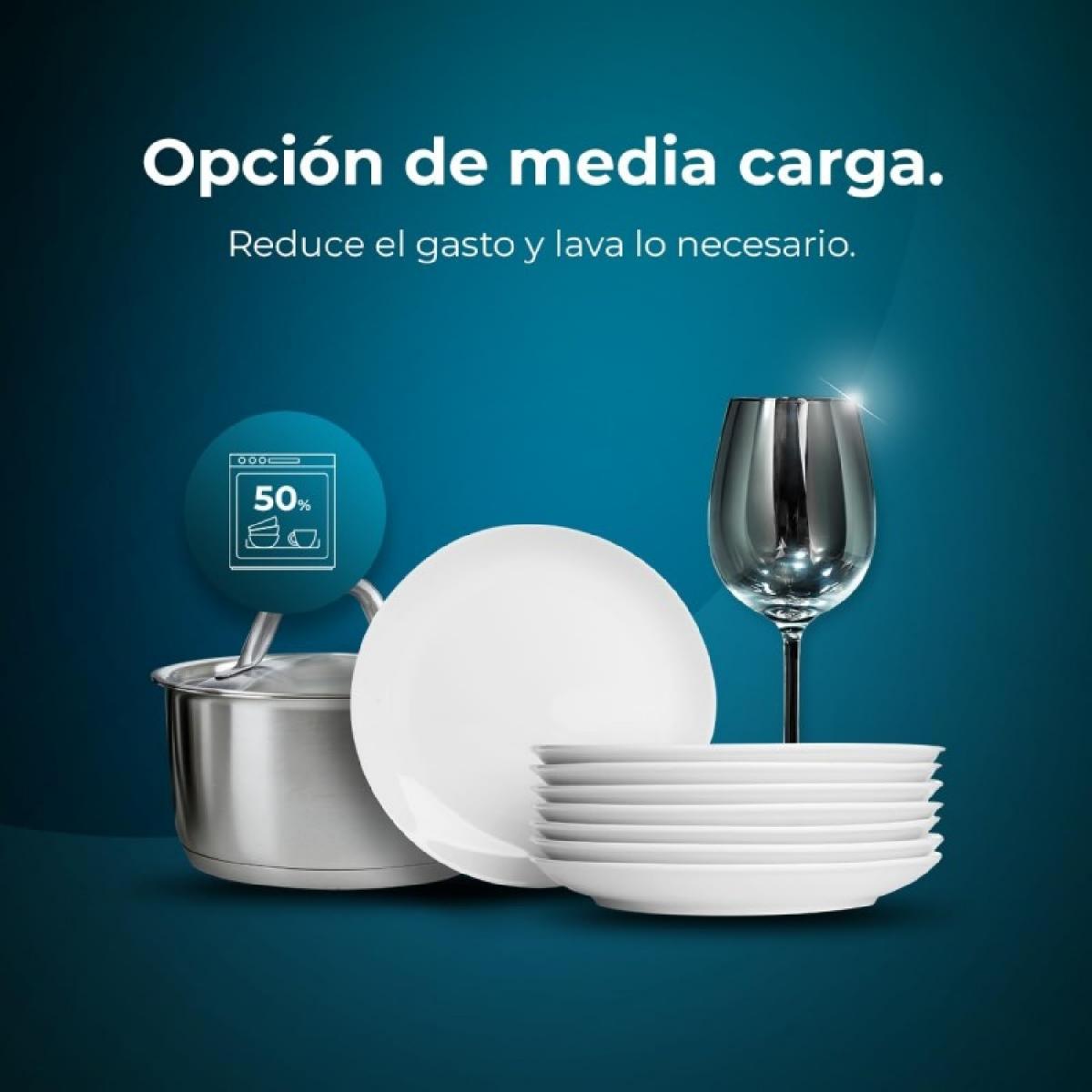 Cecotec Lavavajillas 60 CM Lavavajillas Bolero Aguazero 6500 Inox C