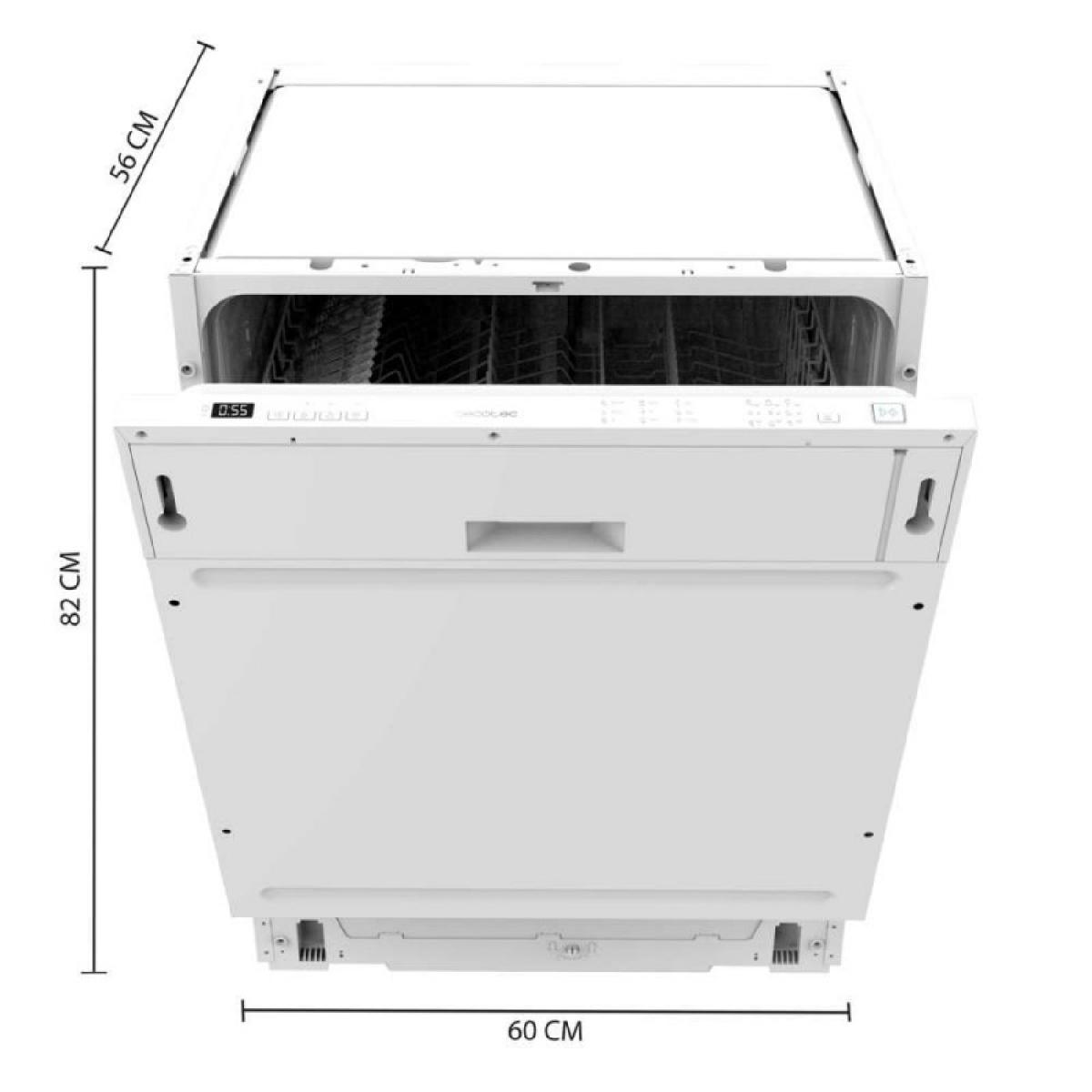 Cecotec Lavavajillas integrables 60 CM Bolero Aguazero 6100 Full-BI E