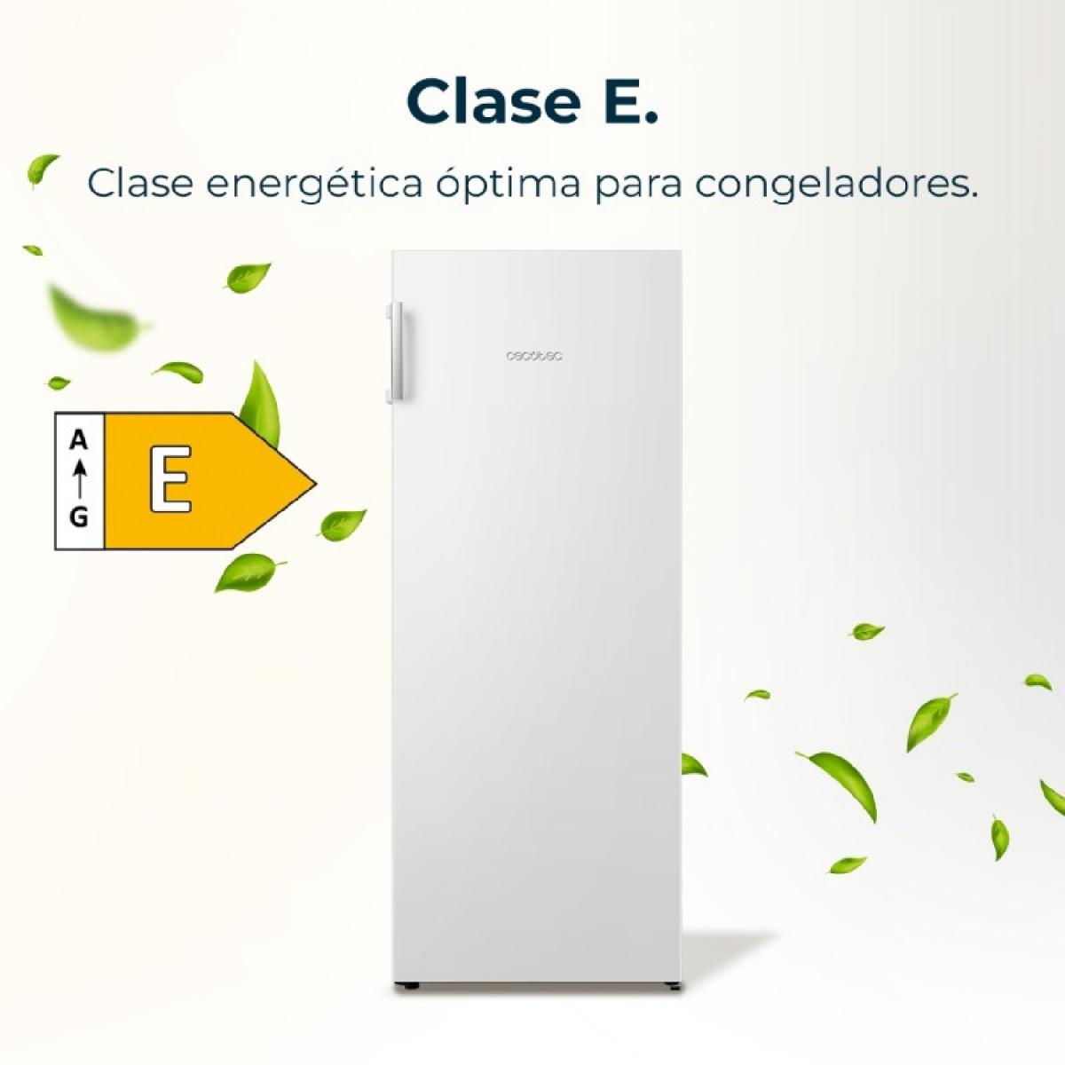 Cecotec Congeladores verticales Bolero CoolMarket UF 155 White E