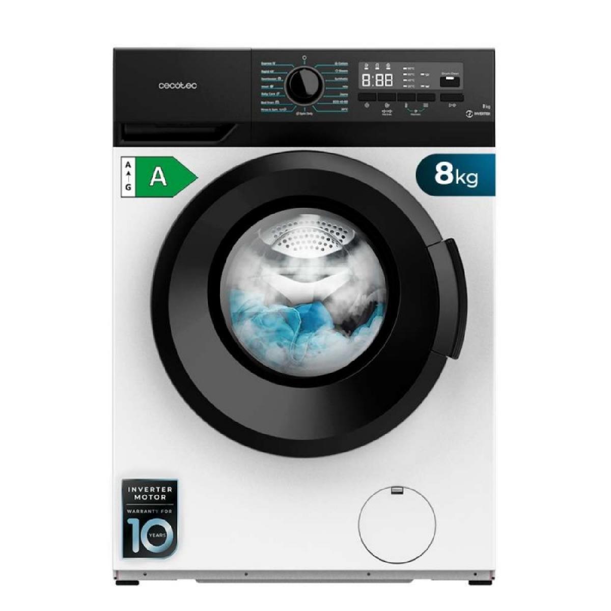 Cecotec Lavadoras de carga frontal Bolero Dresscode 8300 Inverter Maxx A