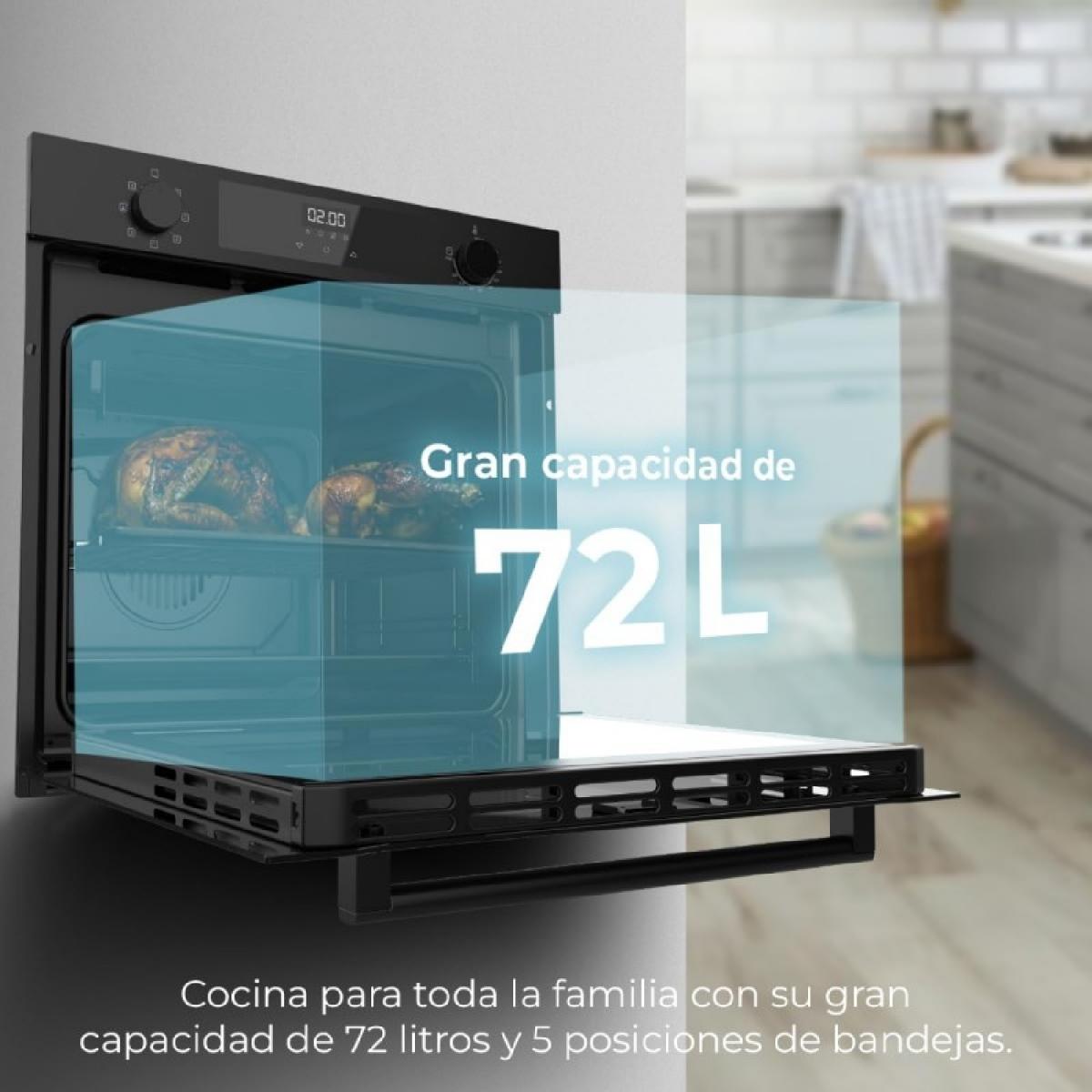 Cecotec Hornos Multifunción Bolero Hexa M226000 Glass Black A