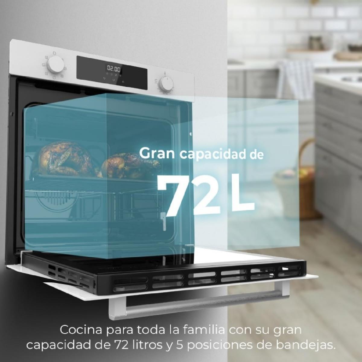 Cecotec Hornos Multifunción Bolero Hexa M226000 Glass White A