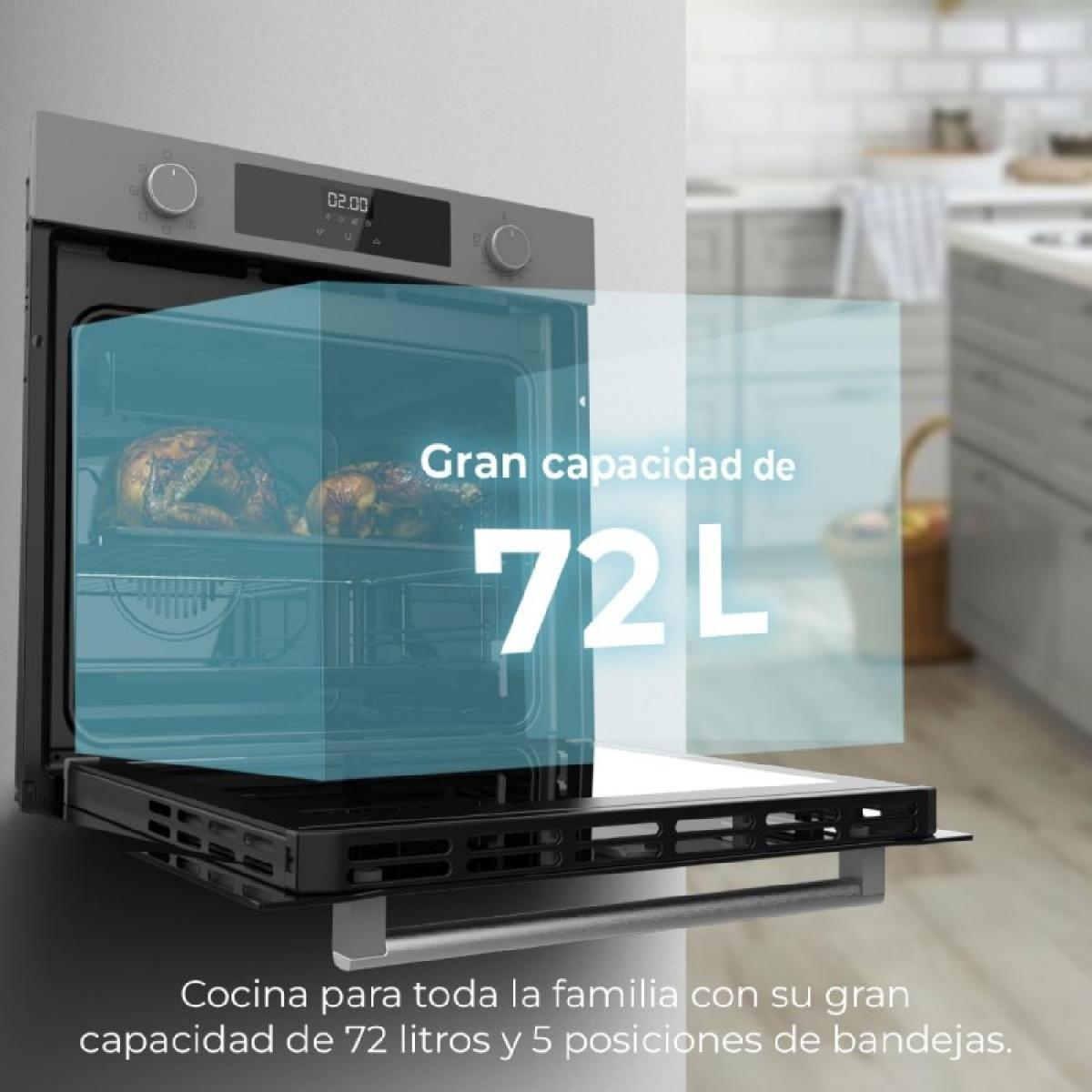 Cecotec Hornos Multifunción Bolero Hexa M226000 Glass Grey A