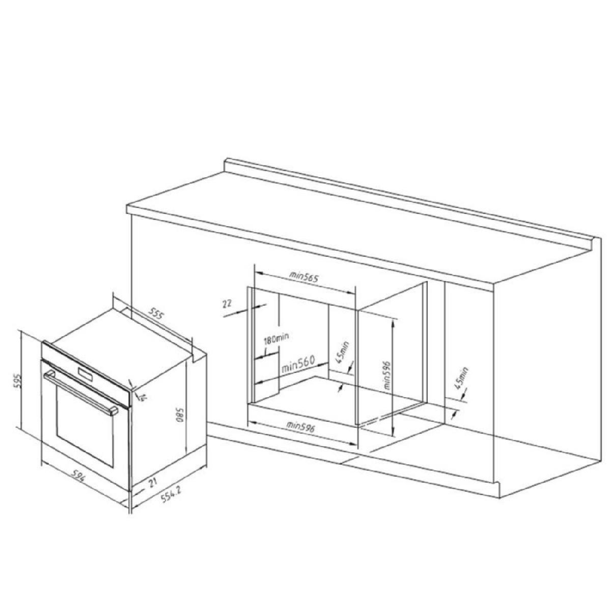 Cecotec Hornos Pirolíticos Bolero Hexa P506000 Matt A+