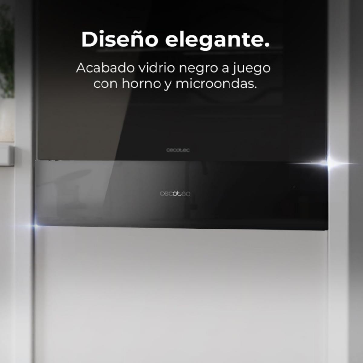 Cecotec Calientaplatos Bolero Hexa WD Glass Black
