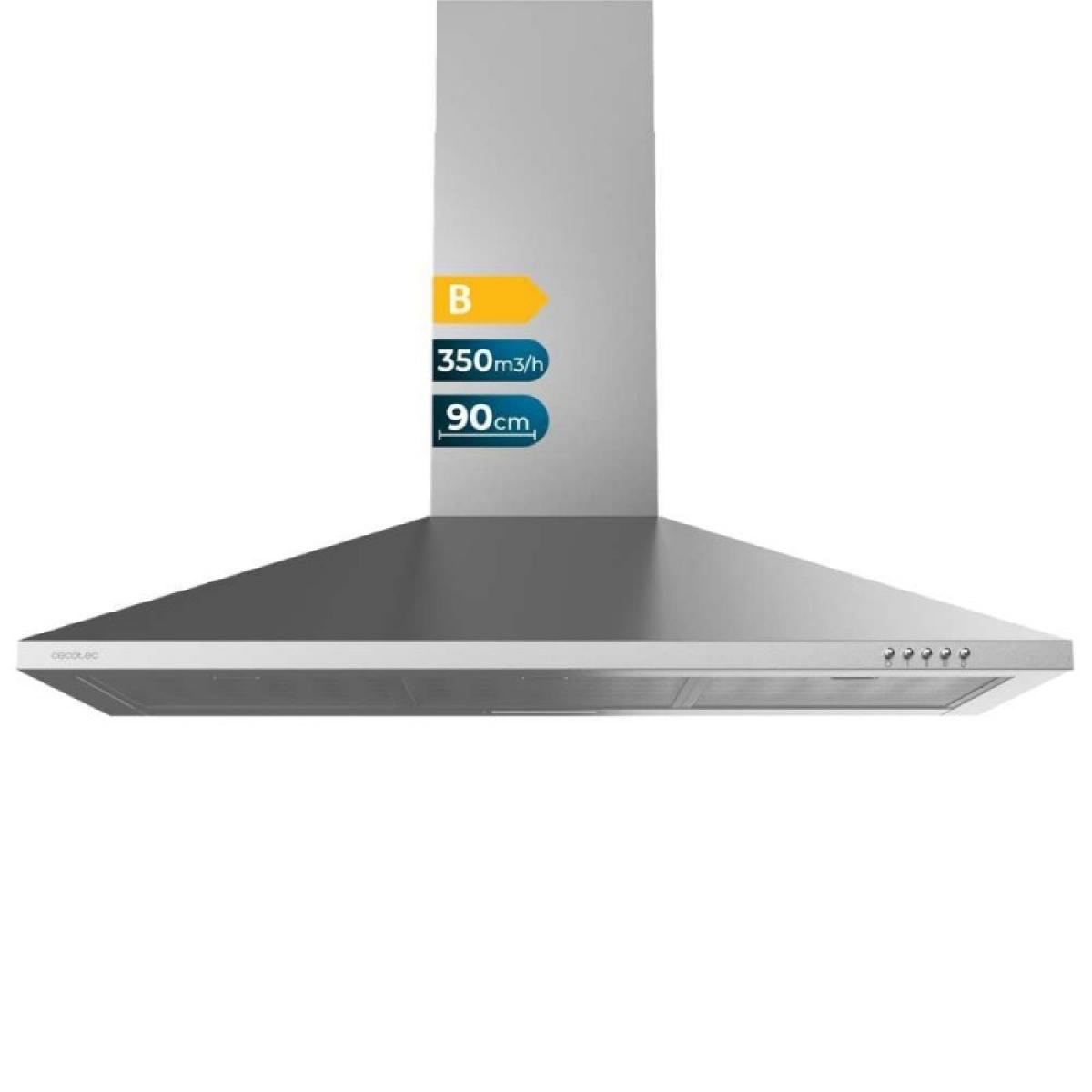 Cecotec Campanas pirámide Bolero Flux PM 903500 Inox B