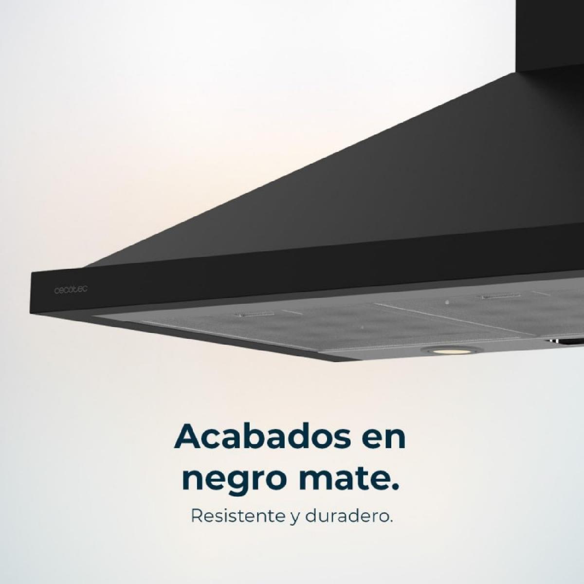 Cecotec Campanas pirámide Bolero Flux PM 906500 Black A