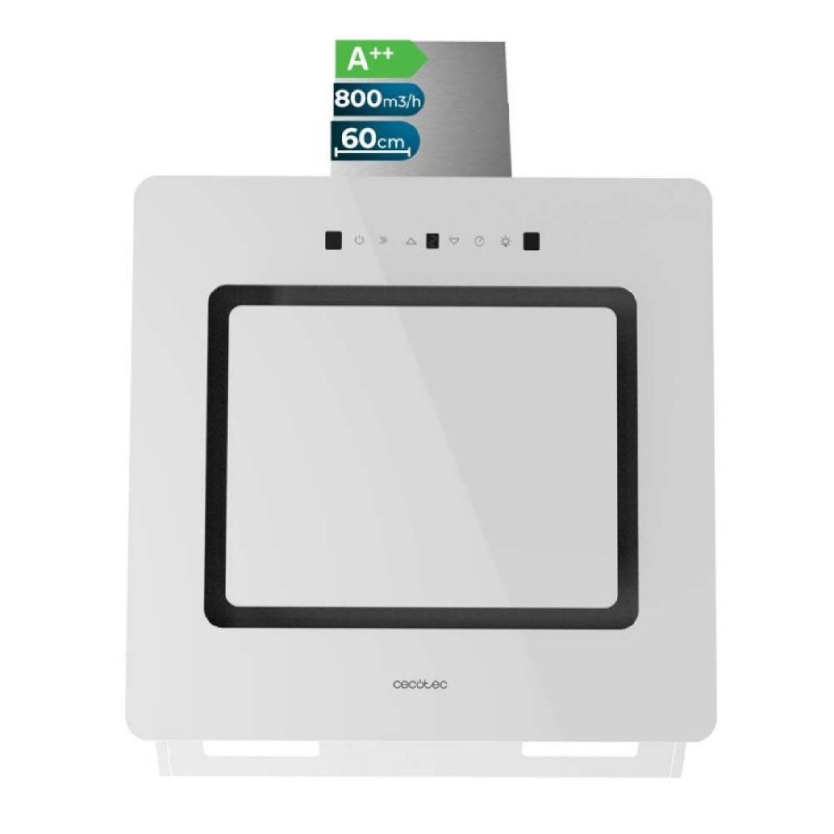 Cecotec Campanas decorativas Bolero Flux DT 608002 Glass White A++