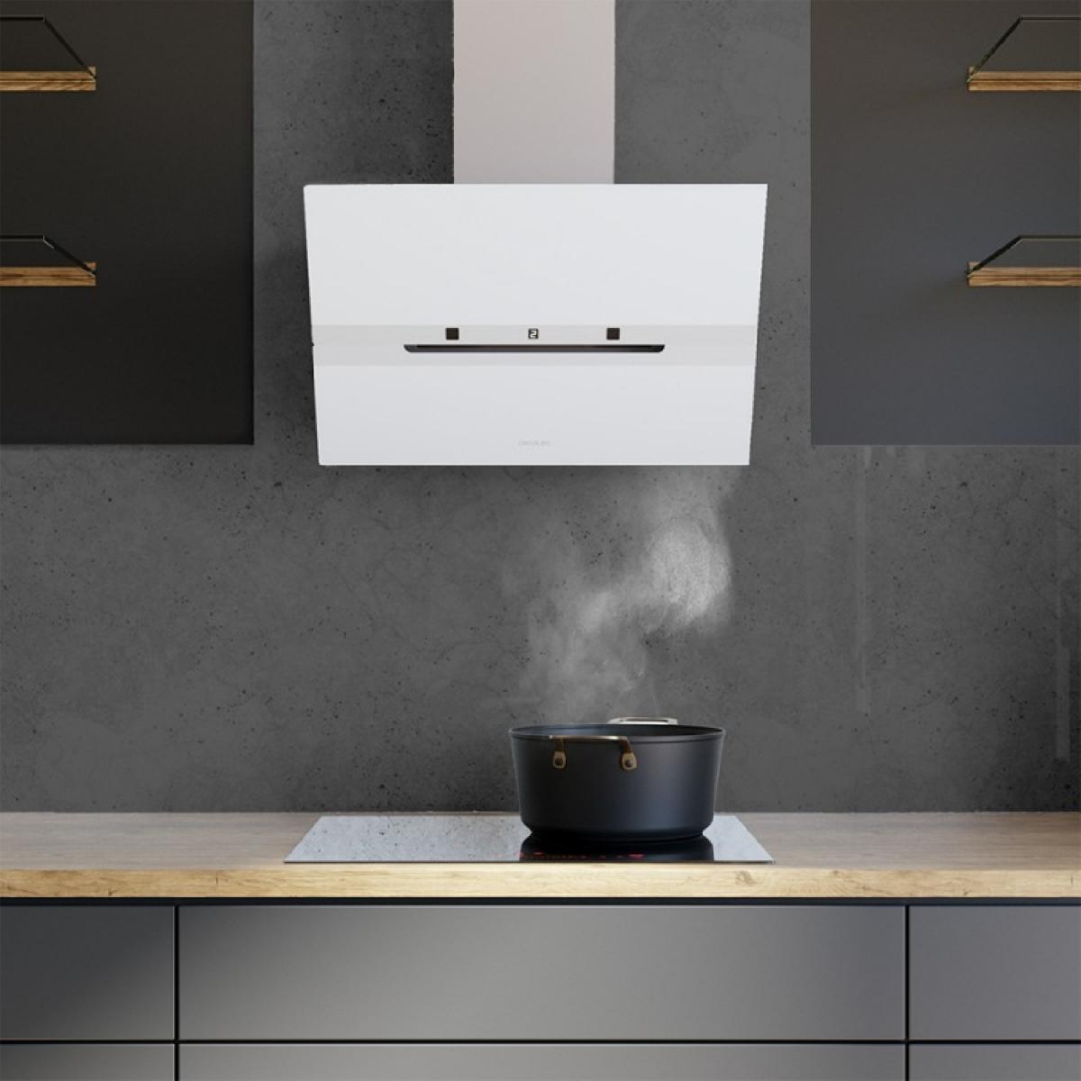 Cecotec Campanas decorativas Bolero Flux DT 608010 Glass White A++