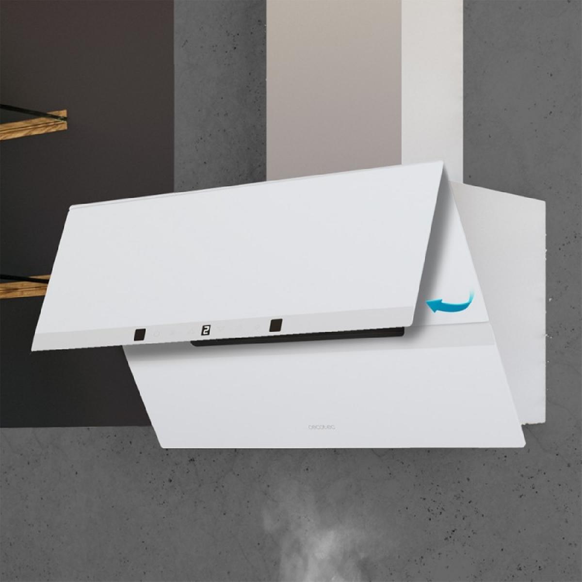 Cecotec Campanas decorativas Bolero Flux DT 608010 Glass White A++